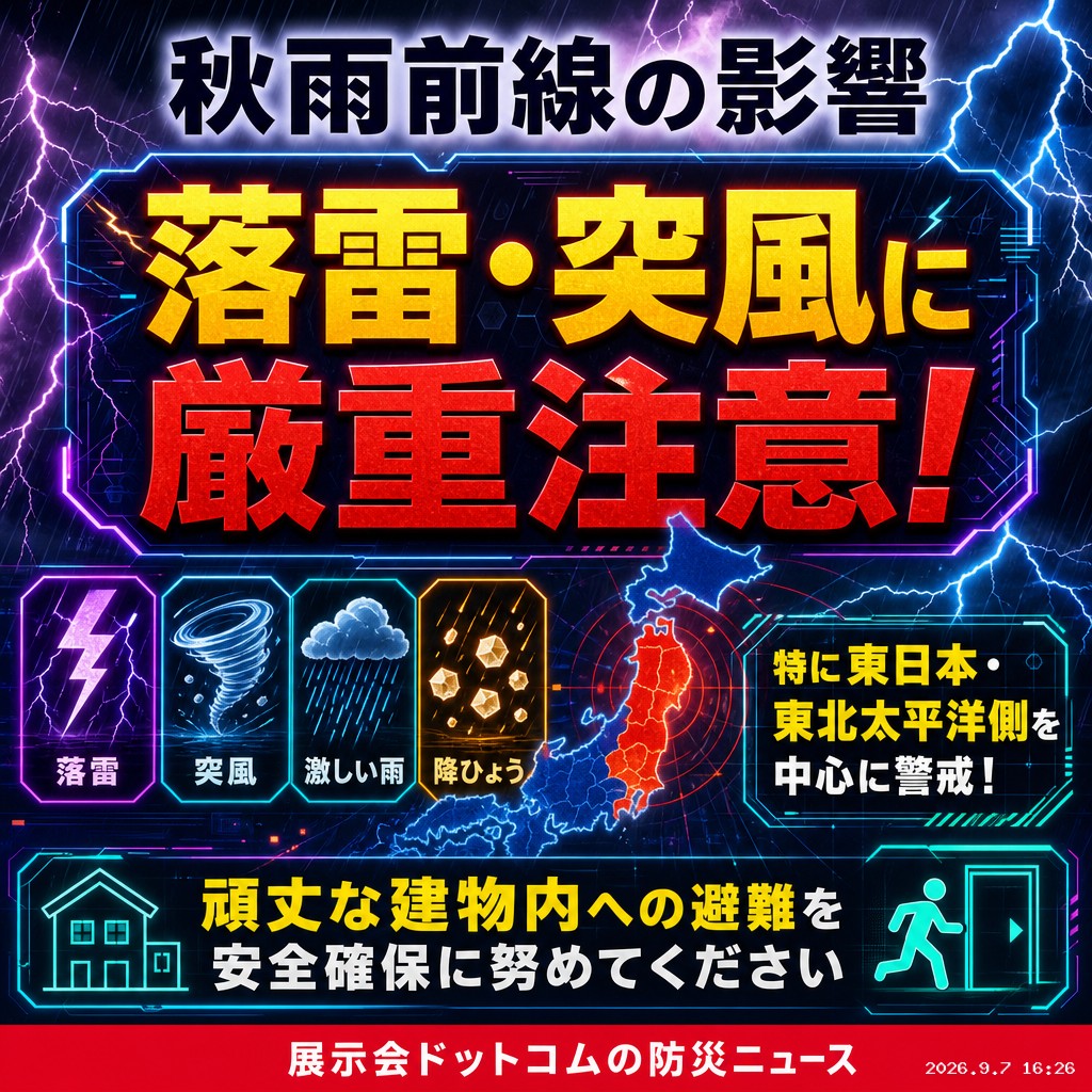 議員webニュース 全国的に落雷の危険、東日本・東北で雷雨に警戒